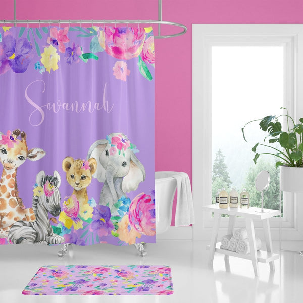 Safari Babe Personalized Bathroom Collection - gender_girl, Safari Babe, text