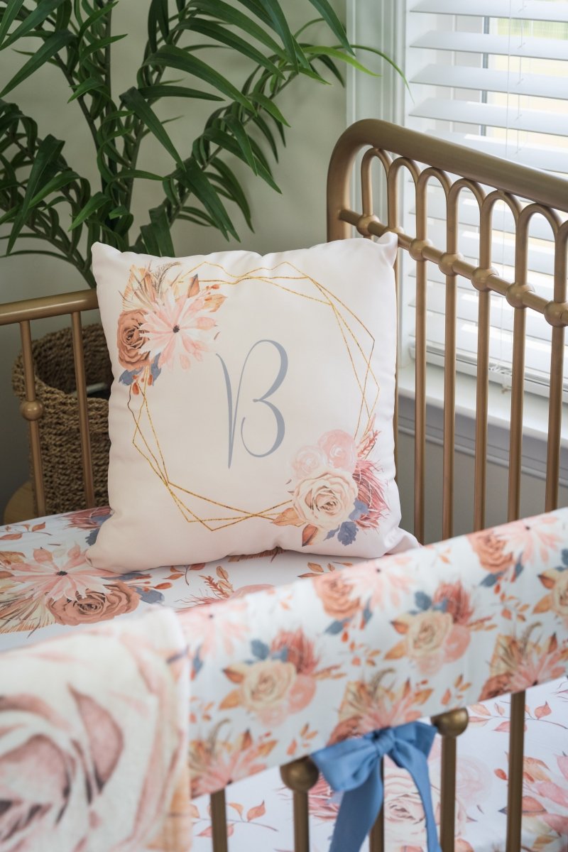 Soft Boho Floral Nursery Collection - gender_girl, text, Theme_Boho