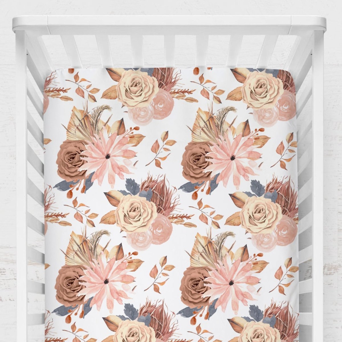 Soft Boho Floral Nursery Collection - gender_girl, text, Theme_Boho