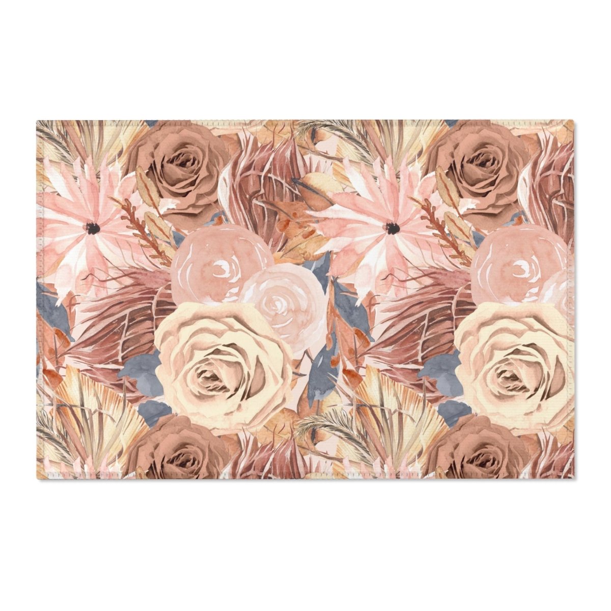 Soft Boho Floral Nursery Rug - gender_girl, Theme_Boho, Theme_Floral