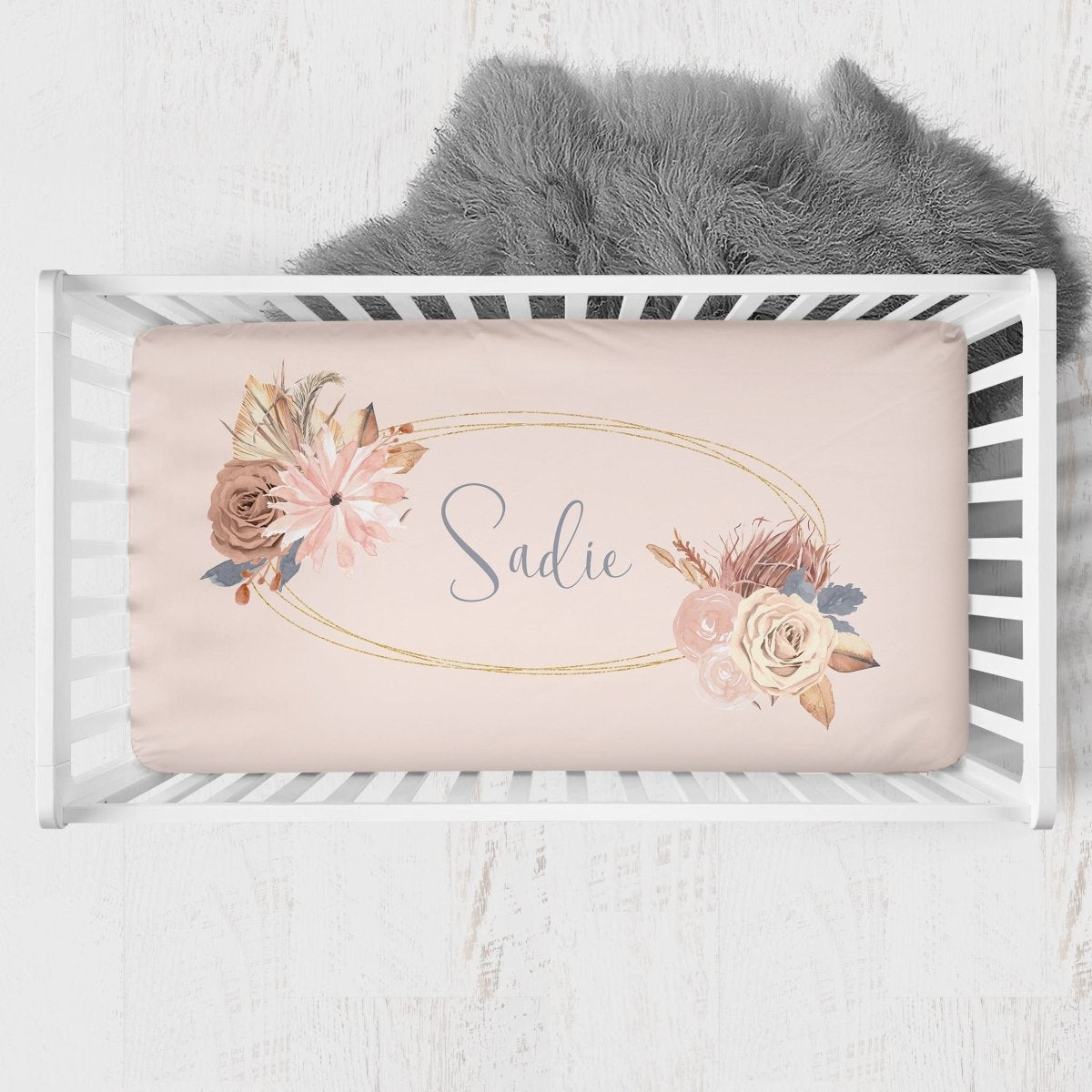 Soft Boho Floral Nursery Starter Set - gender_girl, text, Theme_Boho