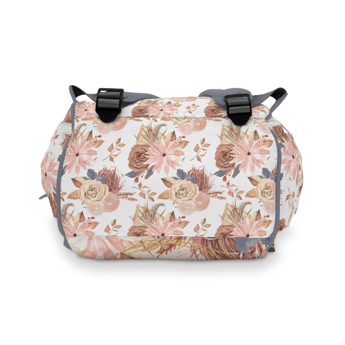 Soft Boho Floral Personalized Backpack Diaper Bag - gender_girl, text, Theme_Boho