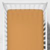Solid Golden Crib Sheet - gender_girl, Theme_Floral, Theme_Solid
