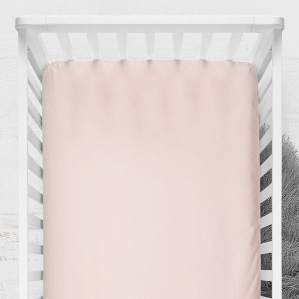 Solid Shell Crib Sheet - gender_girl, Theme_Boho, Theme_Floral