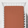 Solid Spice Crib Sheet - gender_girl, Theme_Floral, Theme_Solid