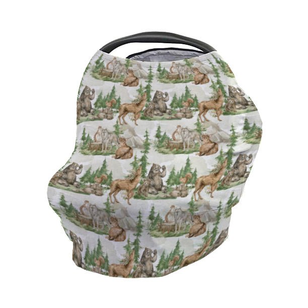 Sweet Forest Friends Car Seat Cover - gender_boy, Sweet Forest Friends, Theme_Woodland