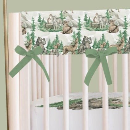 Sweet Forest Friends Crib Rail Guards - gender_boy, Sweet Forest Friends, Theme_Woodland