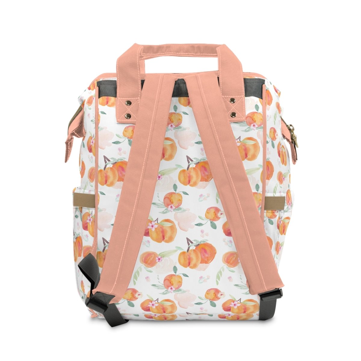 Sweet Georgia Peach Personalized Backpack Diaper Bag - gender_girl, Sweet Georgia Peach, text