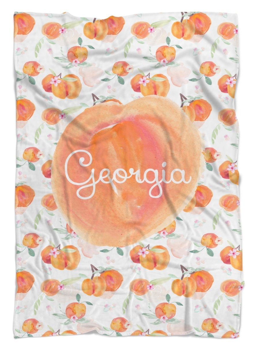 Sweet Georgia Peach Plaid Ruffled Crib Bedding - gender_girl, Sweet Georgia Peach, text