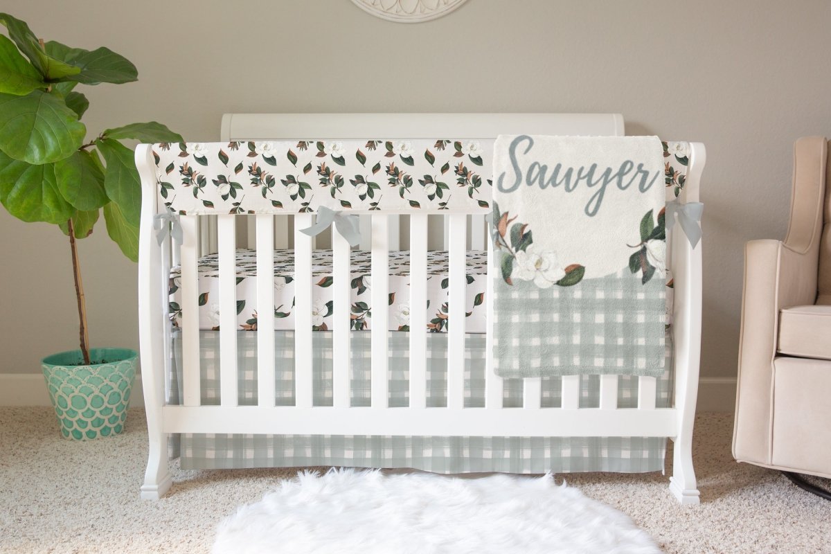Sweet Magnolias Crib Skirt - gender_boy, gender_girl, gender_neutral
