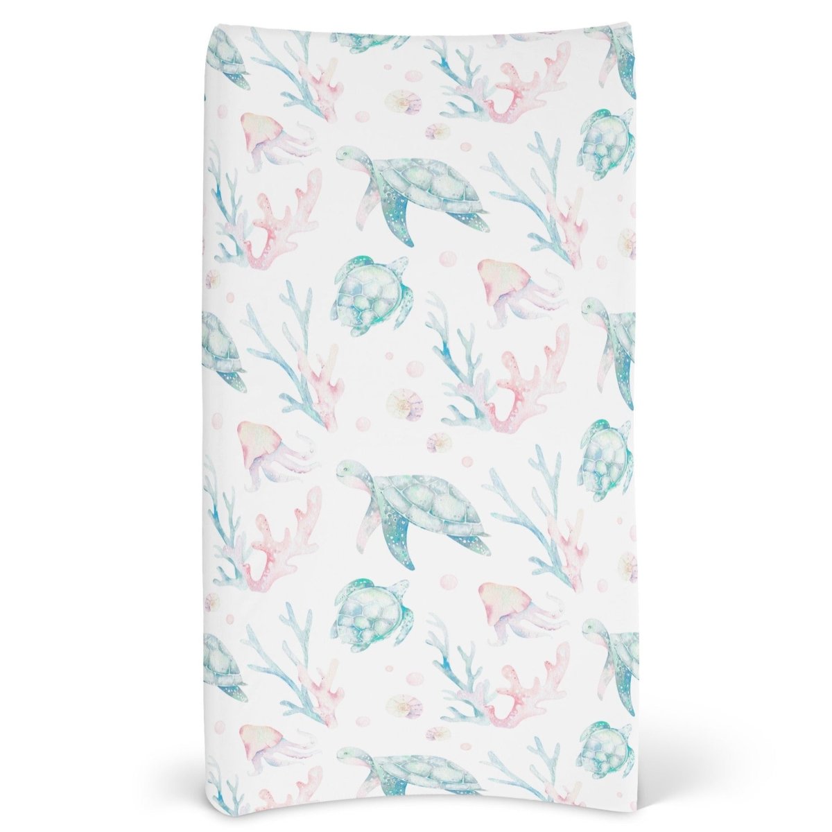 Sweet Sea Turtles Changing Pad Cover - gender_boy, gender_girl, gender_neutral