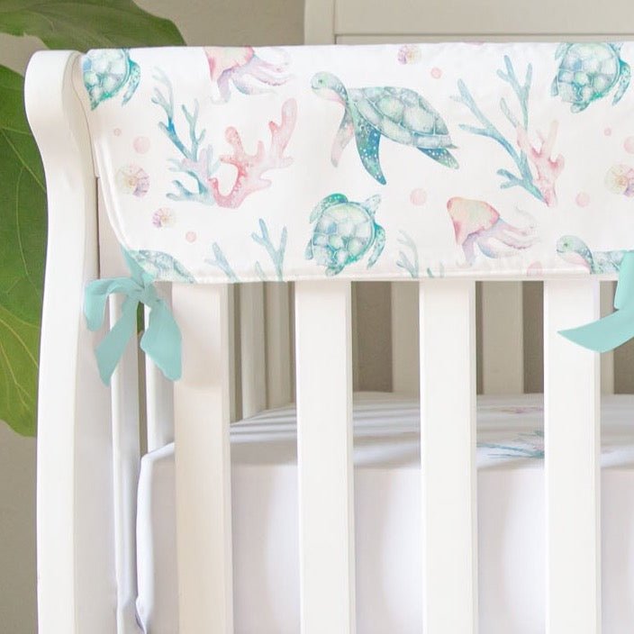 Sweet Sea Turtles Crib Rail Guards - gender_boy, gender_girl, gender_neutral