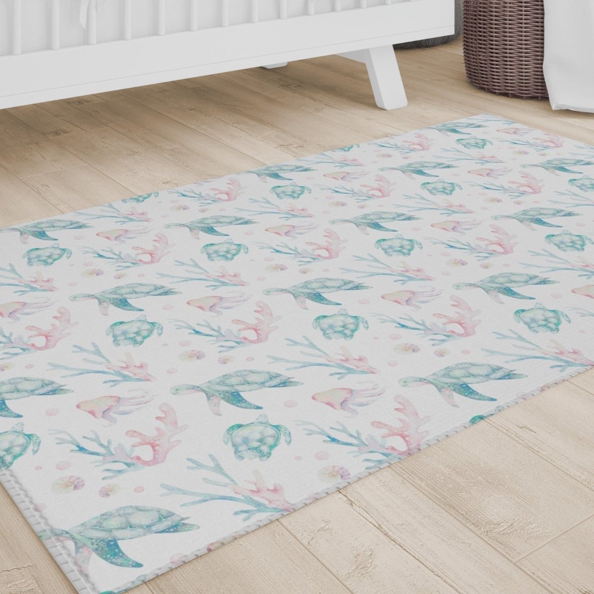 Sweet Sea Turtles Nursery Rug - gender_boy, gender_girl, gender_neutral