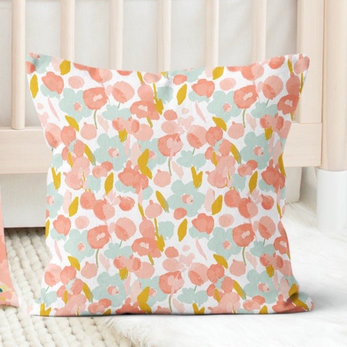 Sweet Vintage Floral Throw Pillow - gender_girl, Sweet Vintage Floral, Theme_Floral