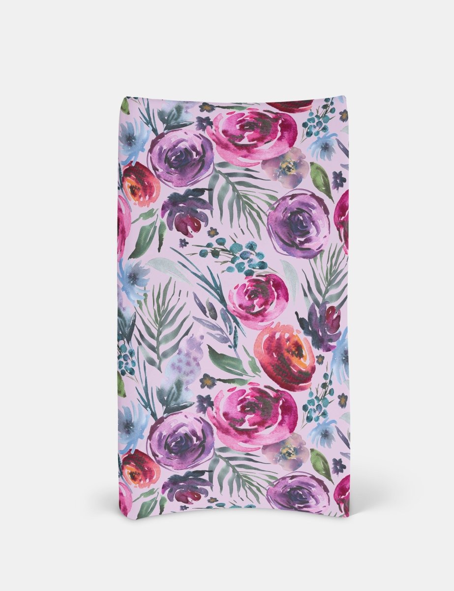 Sweet Woodlands Changing Pad Cover - gender_girl, Sweet Woodlands, Theme_Floral