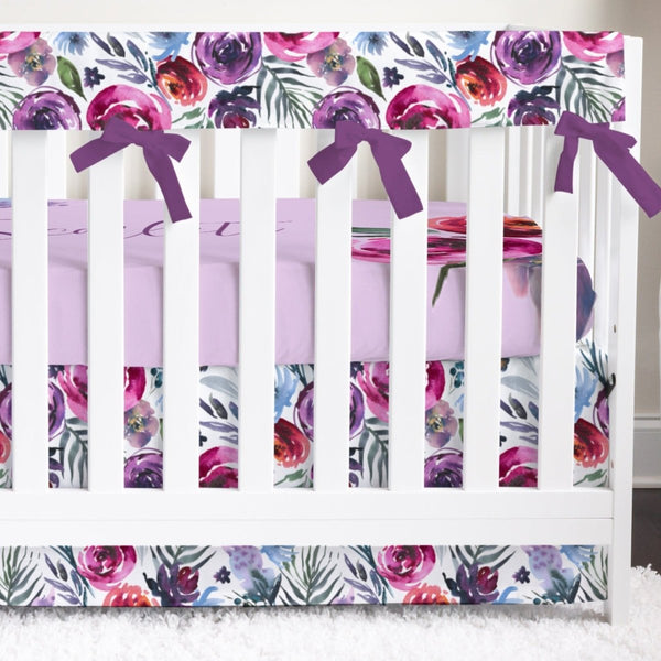 Sweet Woodlands Crib Bedding - gender_girl, Sweet Woodlands, text
