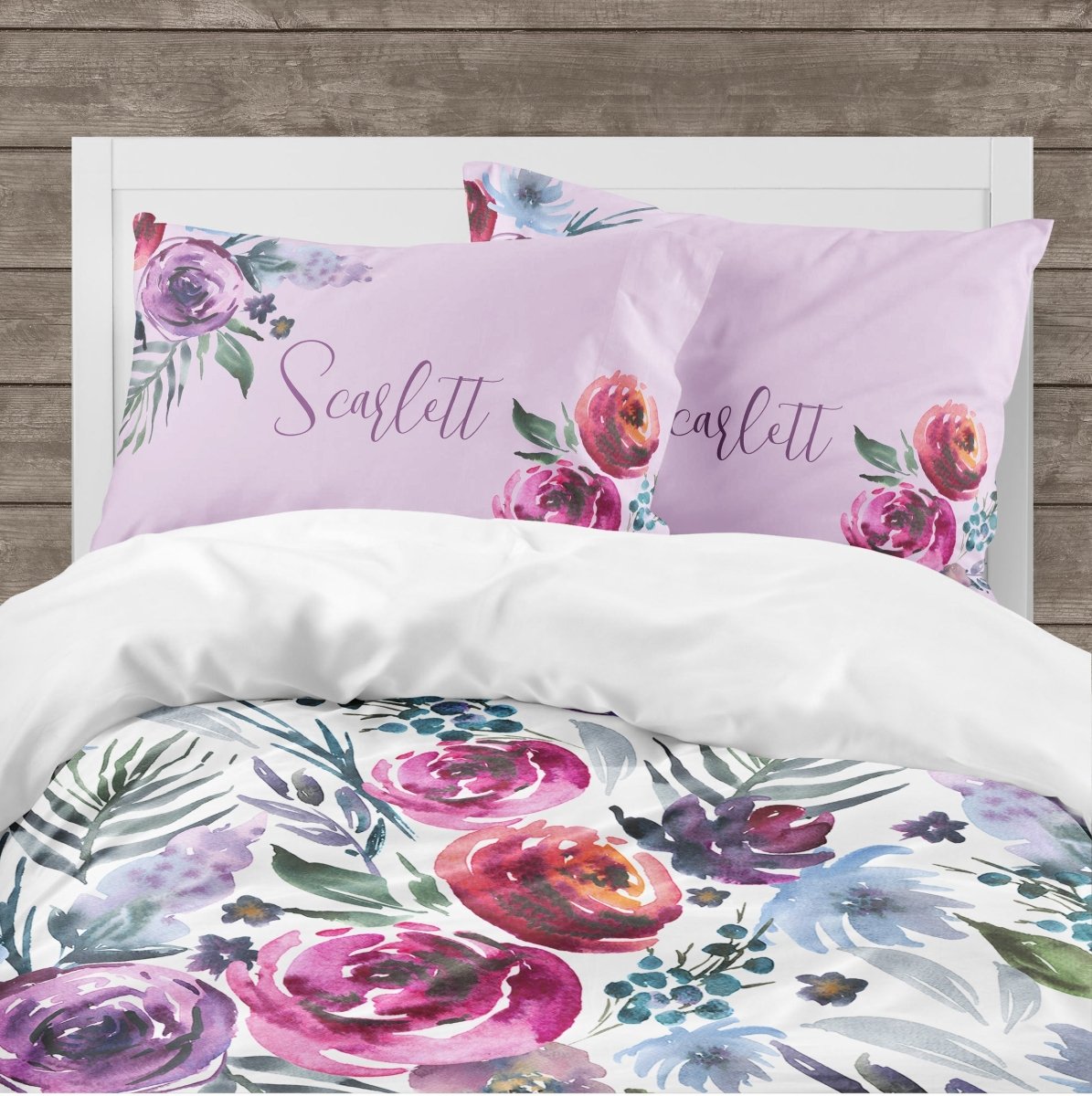 Sweet Woodlands Floral Kids Bedding Set (Comforter or Duvet Cover) - gender_girl, Sweet Woodlands, text