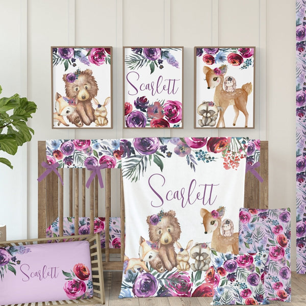 Sweet Woodlands Nursery Collection - gender_girl, Sweet Woodlands, text
