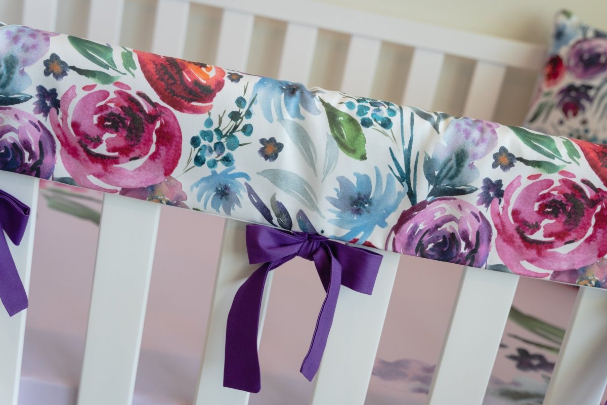 Sweet Woodlands Ruffled Crib Bedding - gender_girl, Sweet Woodlands, text