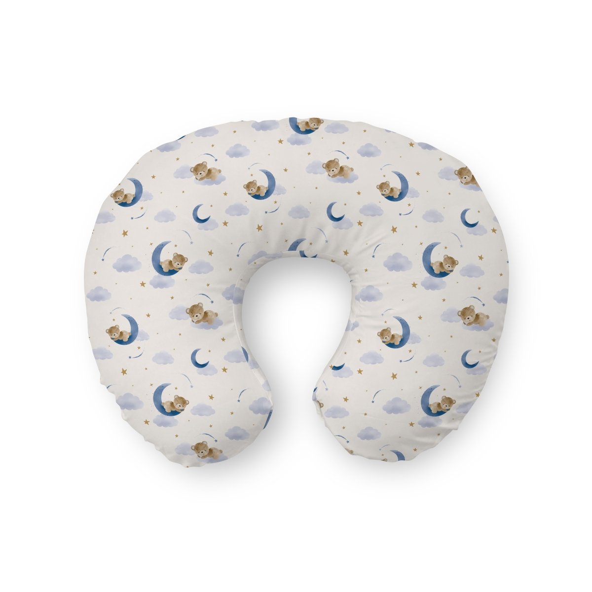 Teddy Bear Nursing Pillow Cover - gender_boy, Teddy Bear,