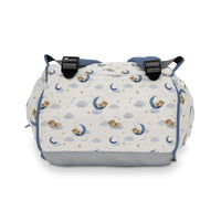 Teddy Bear Personalized Backpack Diaper Bag - gender_boy, Teddy Bear, text