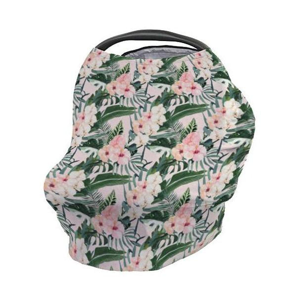 Tropical Floral Car Seat Cover - gender_girl, Theme_Floral, Theme_Tropical