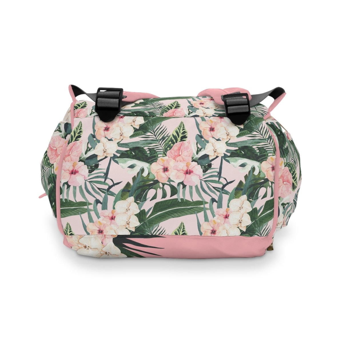 Tropical Floral Personalized Backpack Diaper Bag - gender_girl, text, Theme_Floral