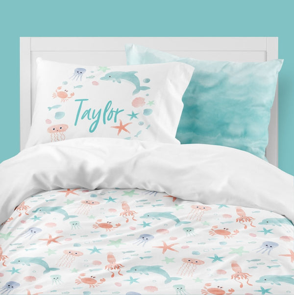 Under the Sea Kids Bedding Set (Comforter or Duvet Cover) - gender_boy, gender_girl, gender_neutral