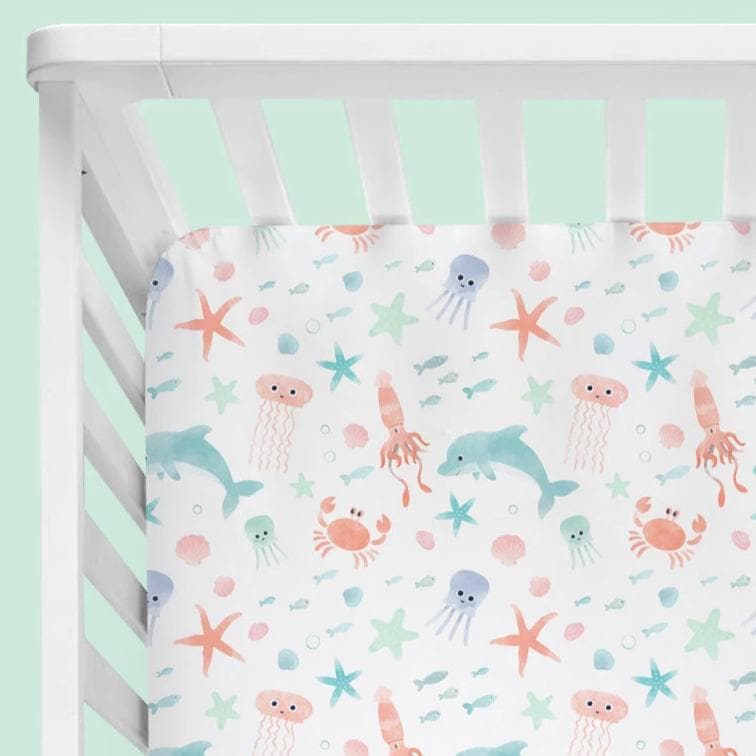 Under the Sea Crib Sheet - gender_boy, gender_girl, gender_neutral