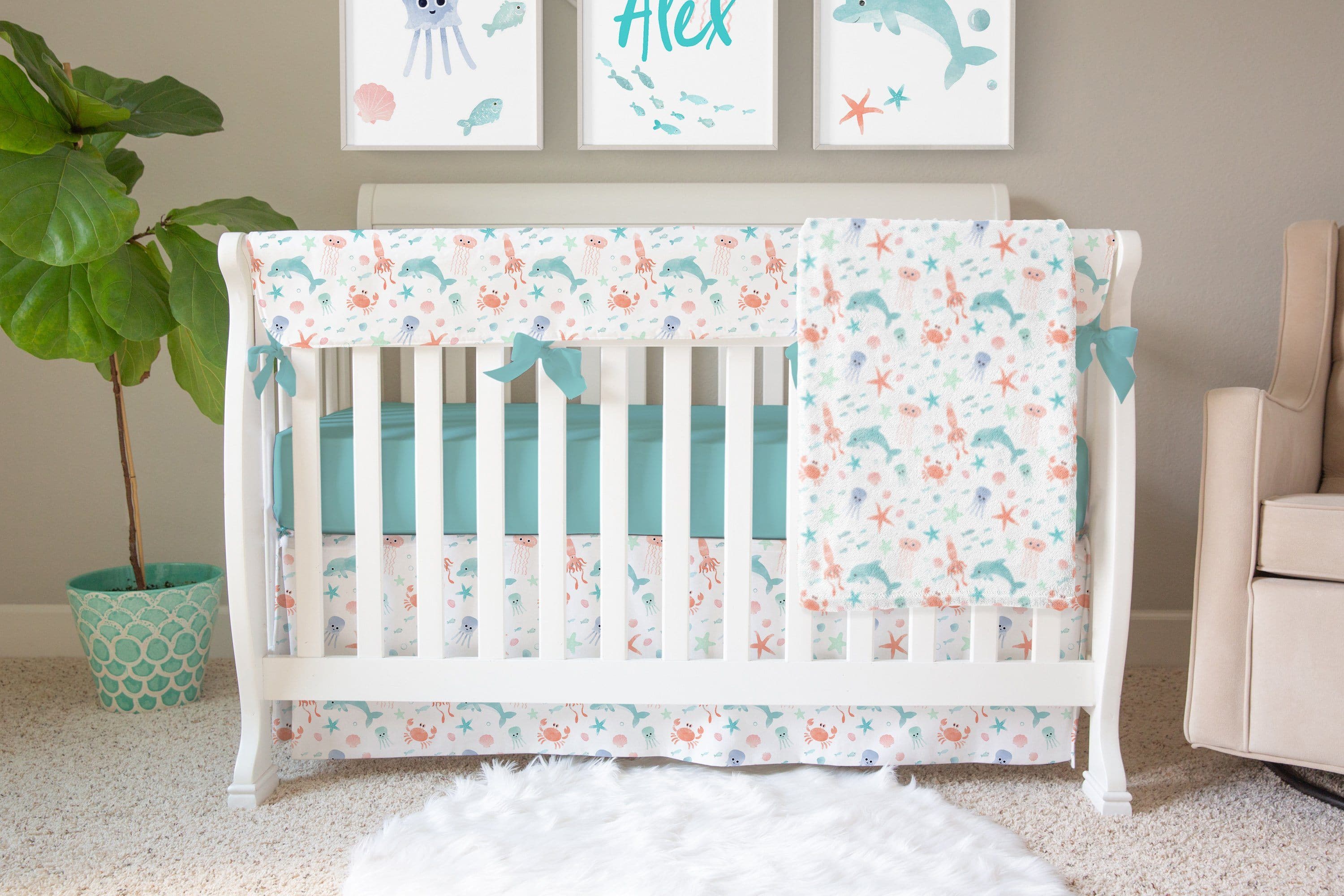 Under the Sea Crib Skirt - gender_boy, gender_girl, gender_neutral