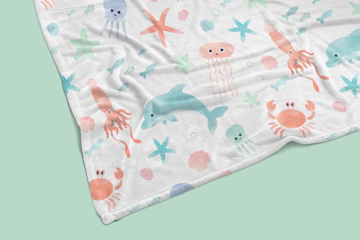 Under the Sea Personalized Crib Bedding - gender_boy, gender_girl, gender_neutral