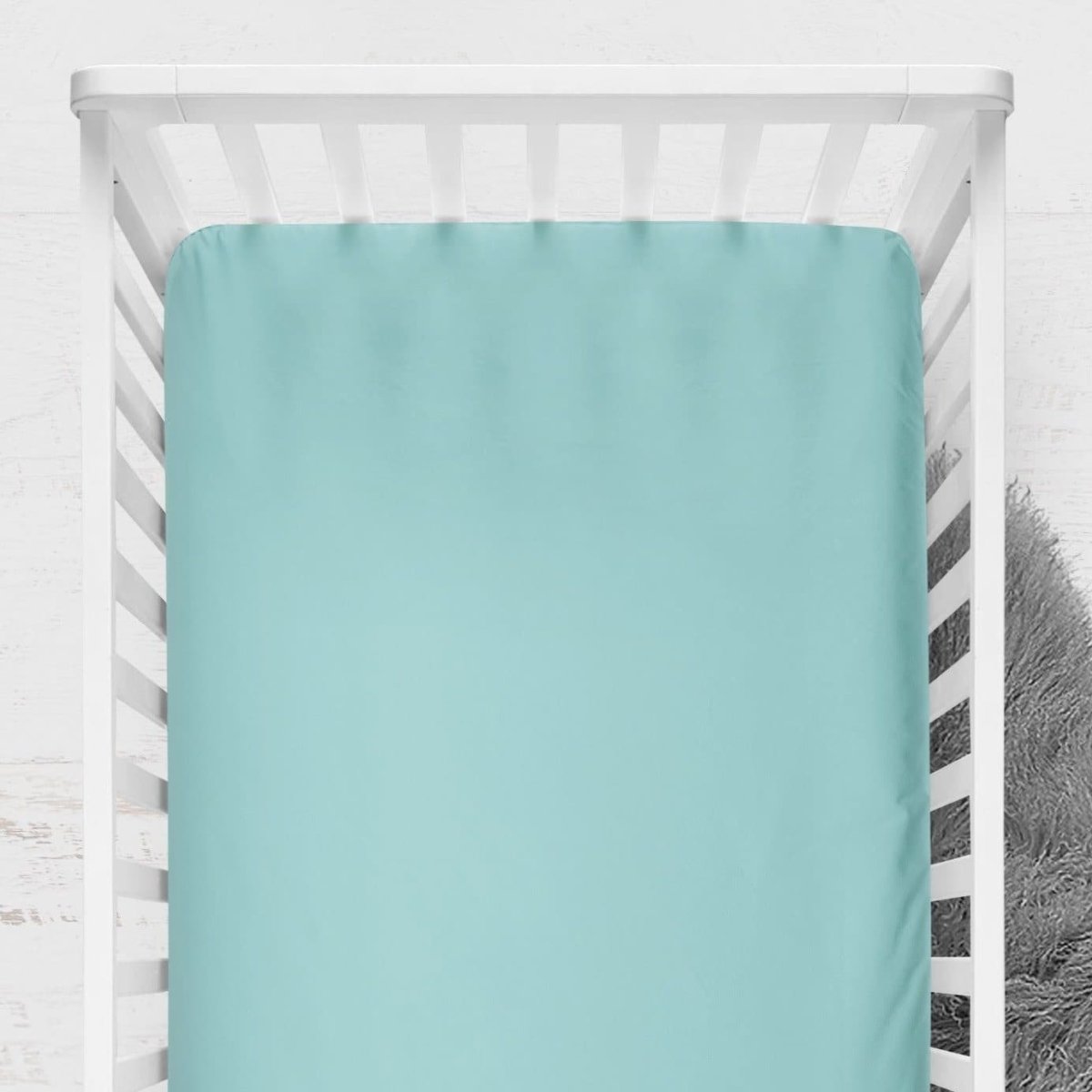 Under the Sea Solid Pool Crib Sheet - gender_boy, gender_girl, gender_neutral
