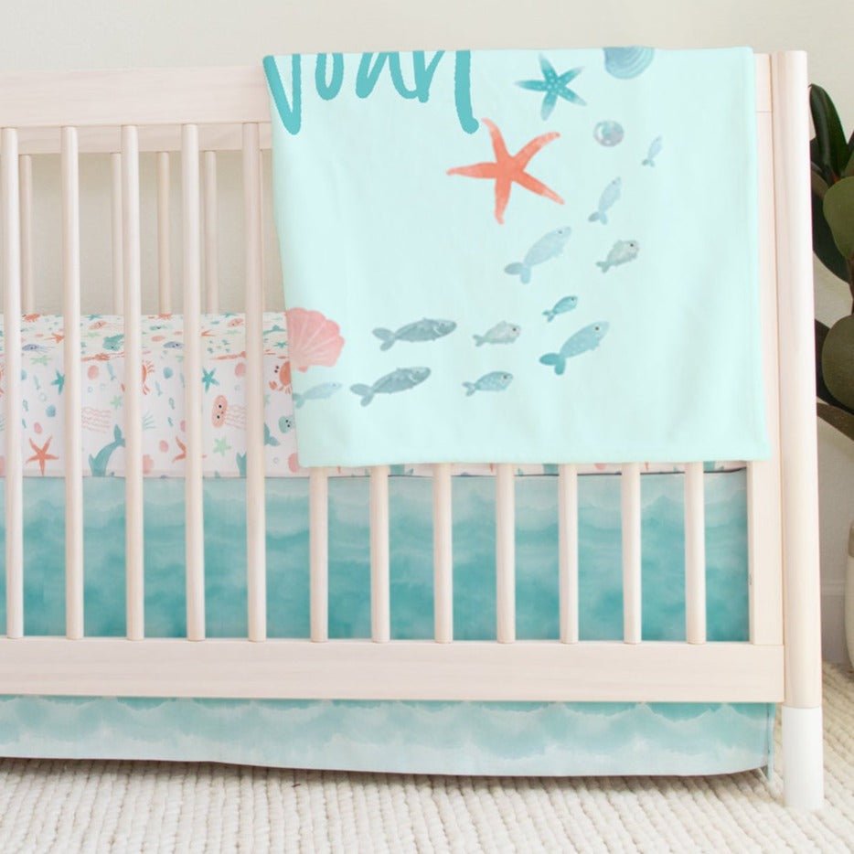 Under the Sea Waves Crib Bedding - gender_boy, gender_girl, gender_neutral