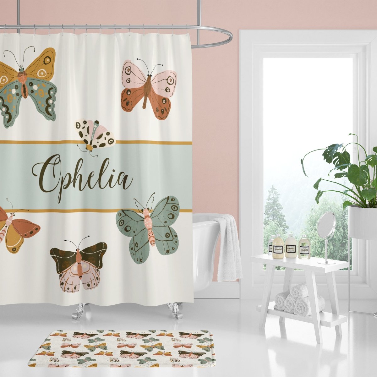 Vintage Butterfly Bathroom Collection - gender_girl, Theme_Butterfly, Vintage Butterfly
