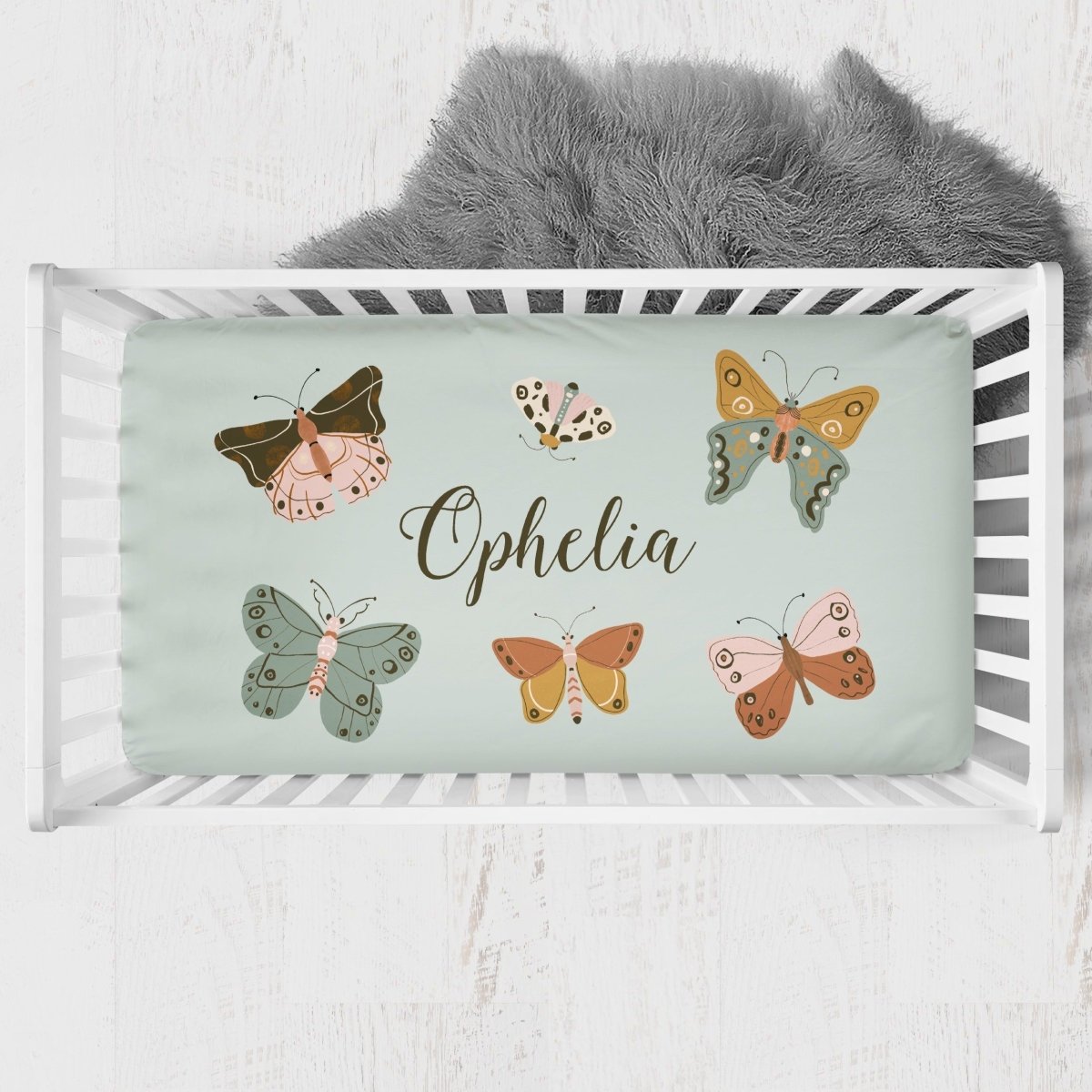 Vintage Butterfly Nursery Collection - gender_girl, text, Theme_Butterfly