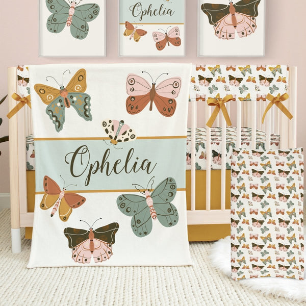Vintage Butterfly Nursery Collection - gender_girl, text, Theme_Butterfly