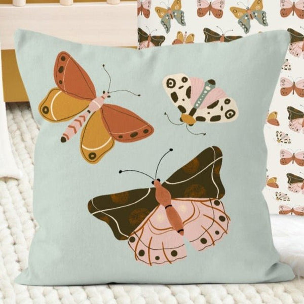 Vintage Butterfly Throw Pillow - gender_girl, Theme_Butterfly, Vintage Butterfly