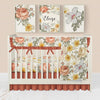 Vintage Earthy Floral Crib Sheet - gender_girl, Theme_Floral,