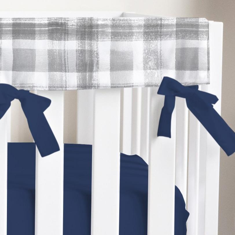 Vintage Plaid Crib Rail Guards - gender_boy, Vintage Truck,