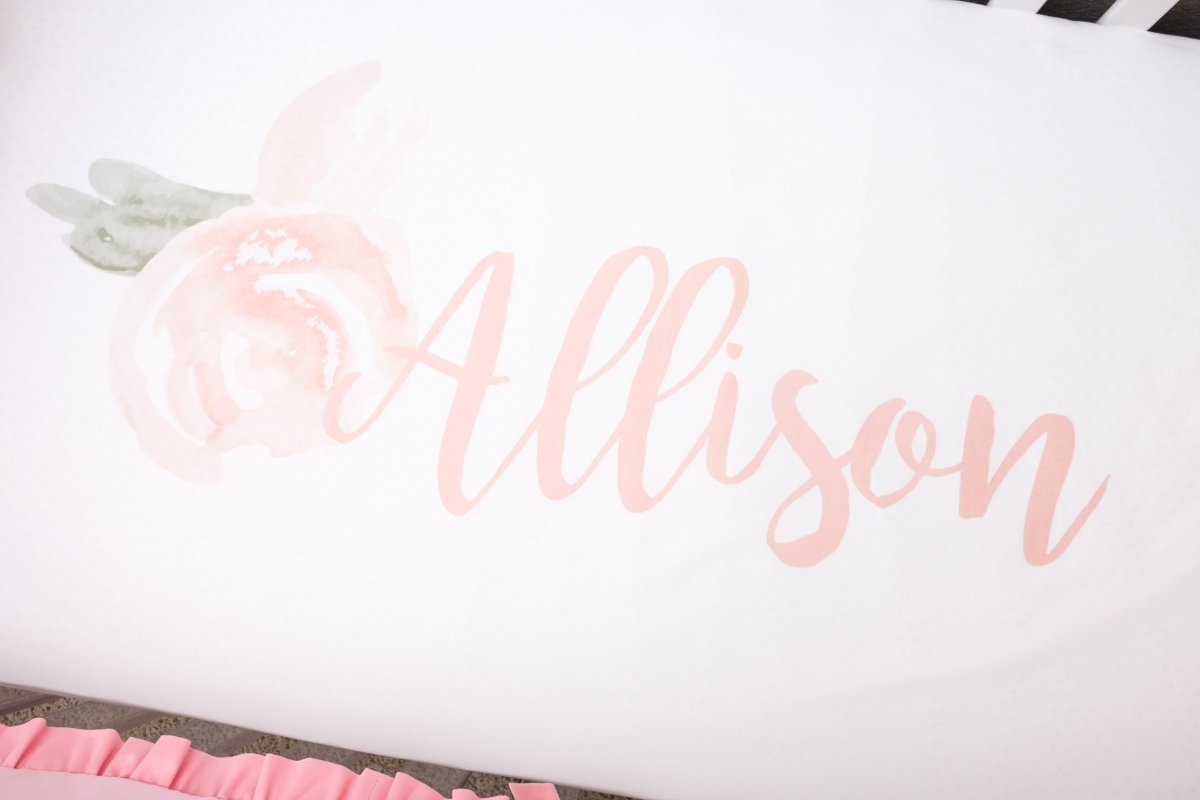 Watercolor Floral Nursery Collection - gender_girl, text, Theme_Floral
