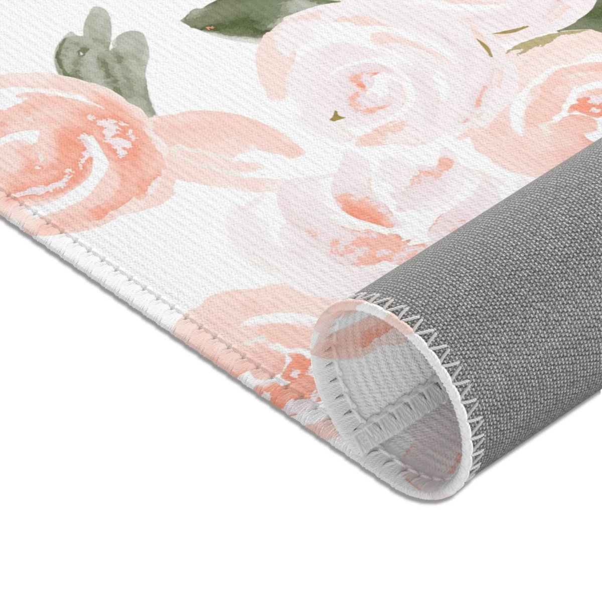 Watercolor Floral Nursery Rug - gender_girl, Theme_Floral,