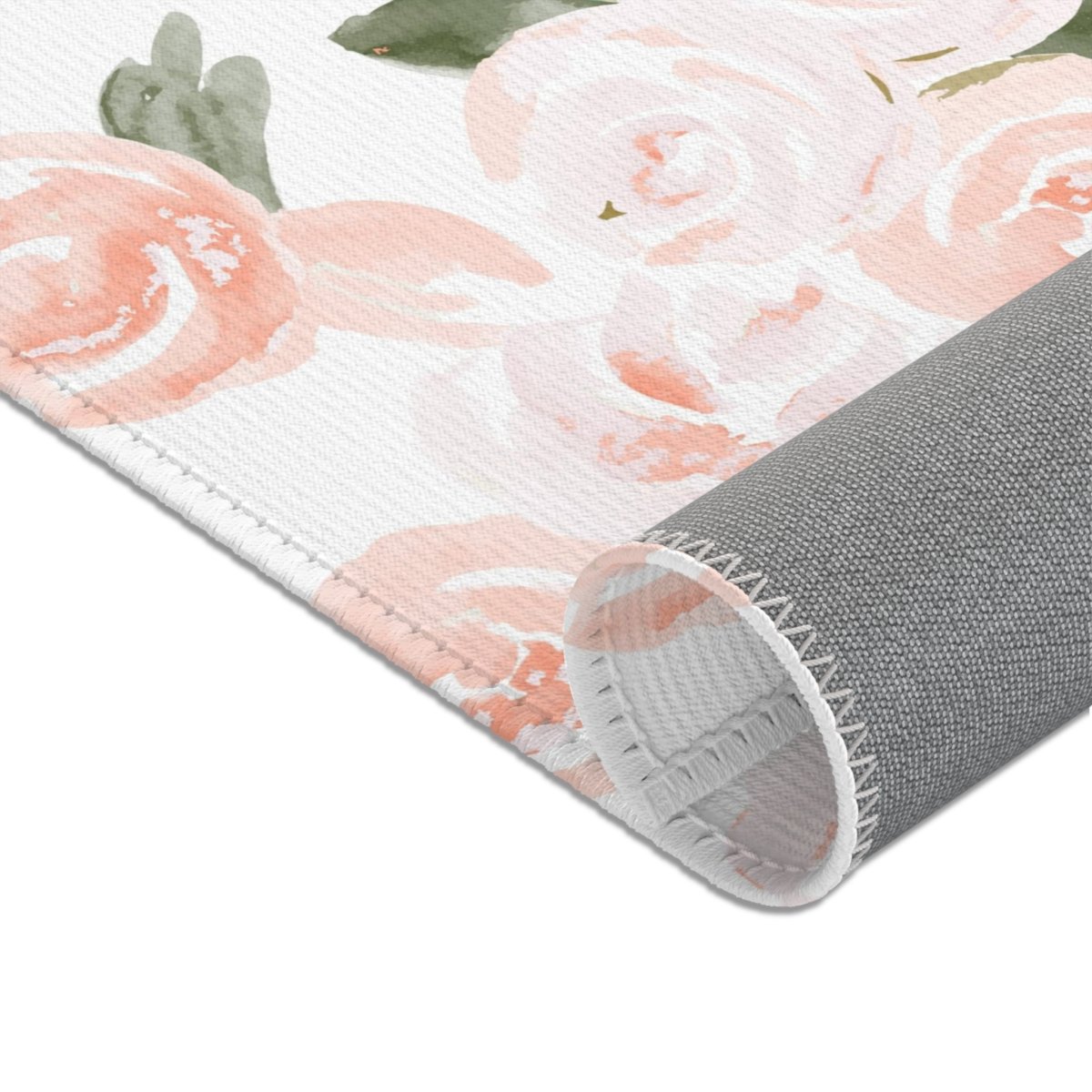 Watercolor Floral Nursery Rug - gender_girl, Theme_Floral,