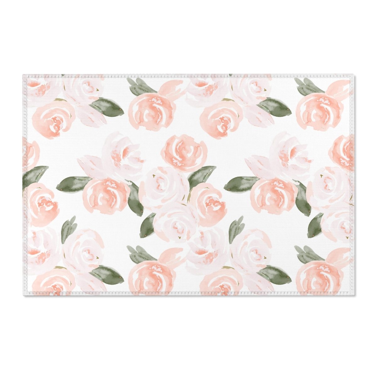 Watercolor Floral Nursery Rug - gender_girl, Theme_Floral,