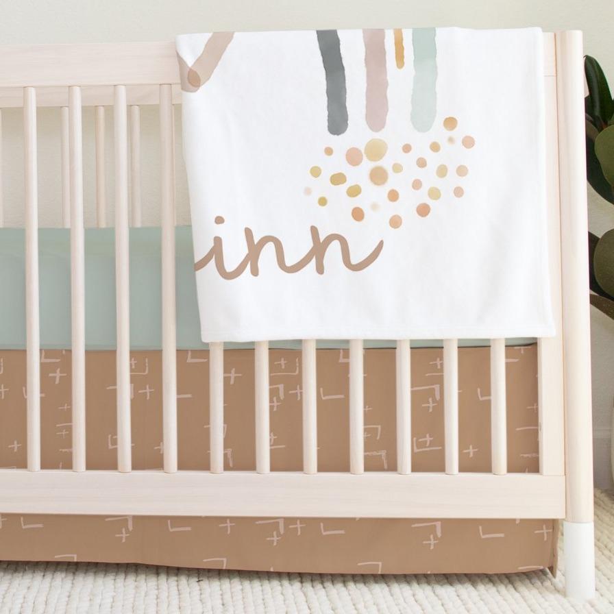 Watercolor Rainbow Neutral Crib Bedding - gender_boy, gender_girl, gender_neutral