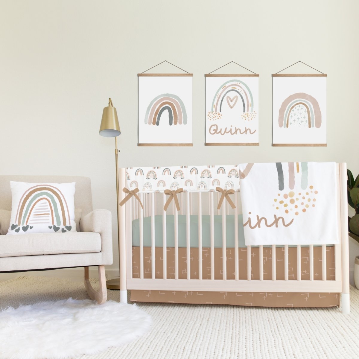 Watercolor Rainbow Nursery Collection - gender_boy, gender_girl, gender_neutral