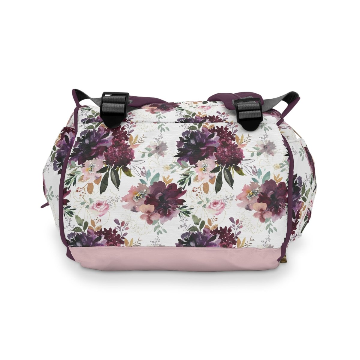 Whisper Floral Personalized Backpack Diaper Bag - gender_girl, text, Theme_Floral