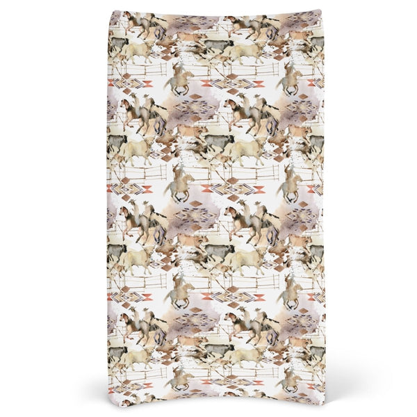 Wild West Cowboy Changing Pad Cover