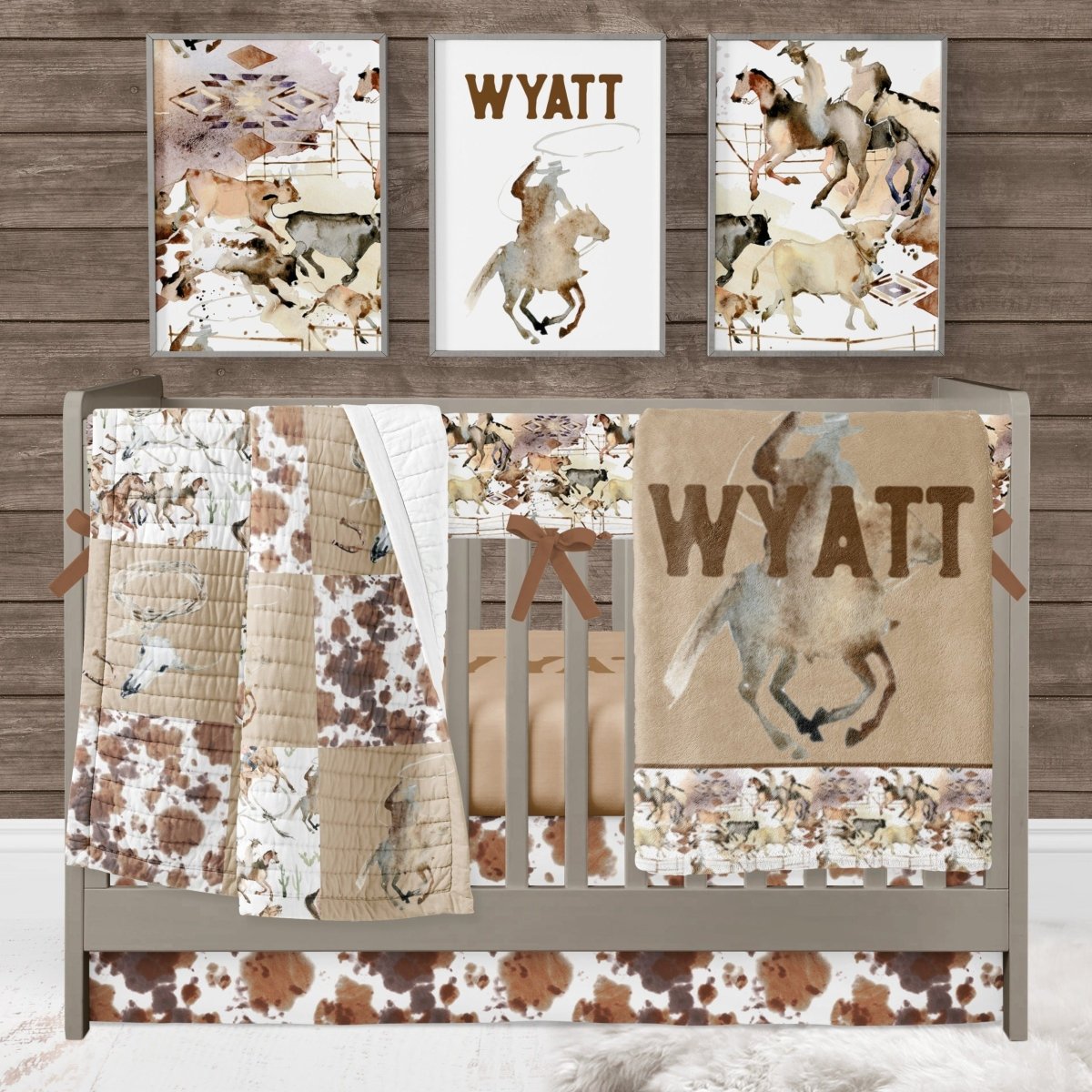 Cowboy baby online quilt