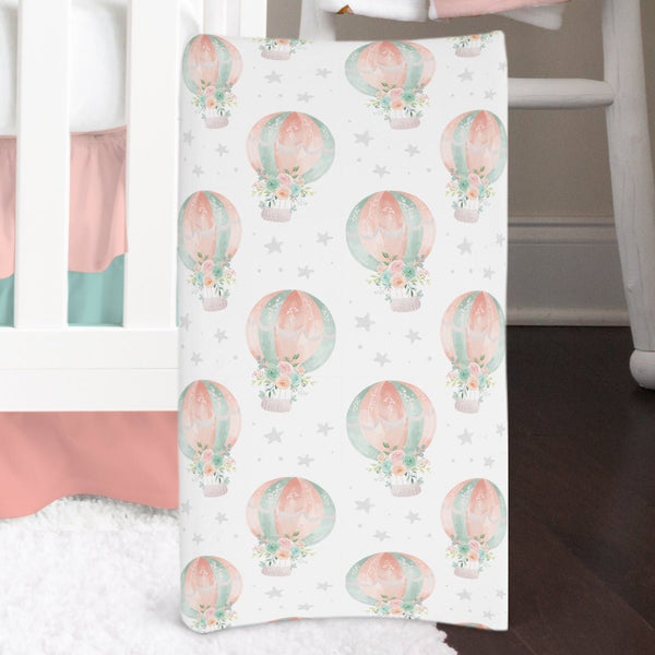 Woodland Floral Adventure Changing Pad Cover - gender_girl, Theme_Adventure, Theme_Floral