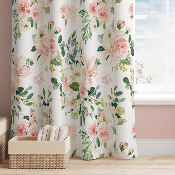 Woodland Meadows Curtain Panel - gender_girl, Theme_Floral, Theme_Woodland